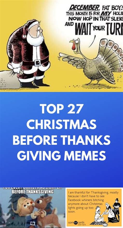 Christmas Thanksgiving Calendar Meme